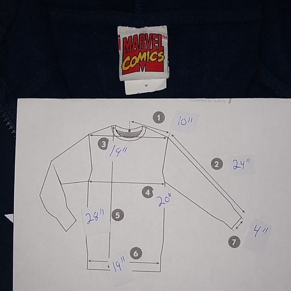 💫🇺🇸Marvel Captain America Zip Up Hoodie - Picture 8 of 8